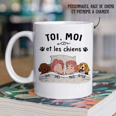 Mug Personnalisé - Toi, Moi Et Les Chiens