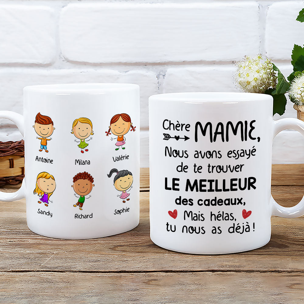 Mug Personnalisé - Mamie/maman Tu Nous As Déjà