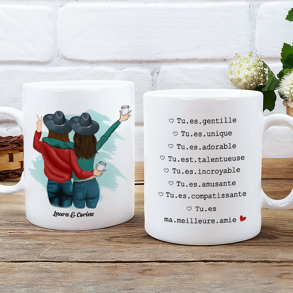 Mug Personnalisé - Tu Es Ma Meilleure Amie