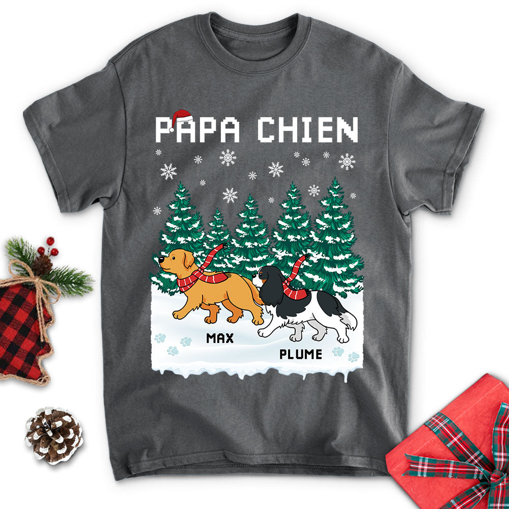 T-shirt Unisex Personnalisé - Papa/Maman Chien