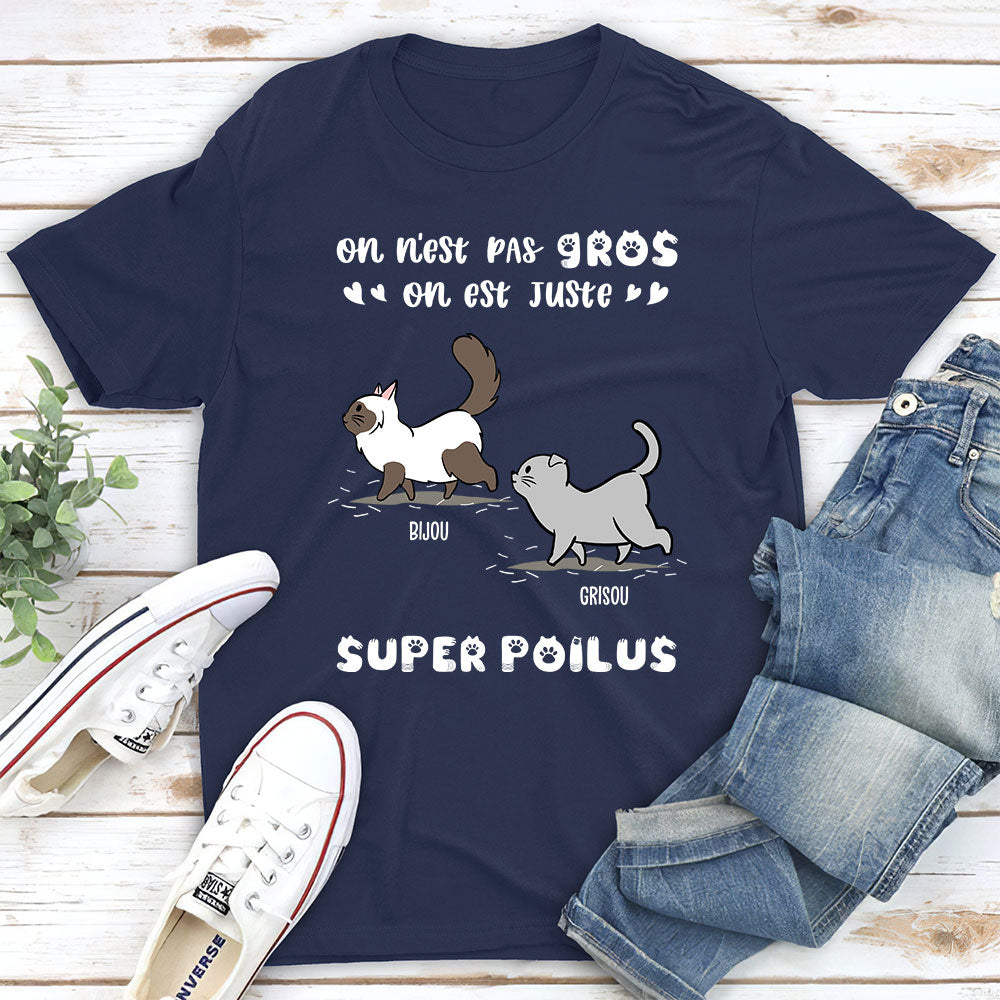 T-shirt Unisex Personnalisé - Le Chat Super Poilu