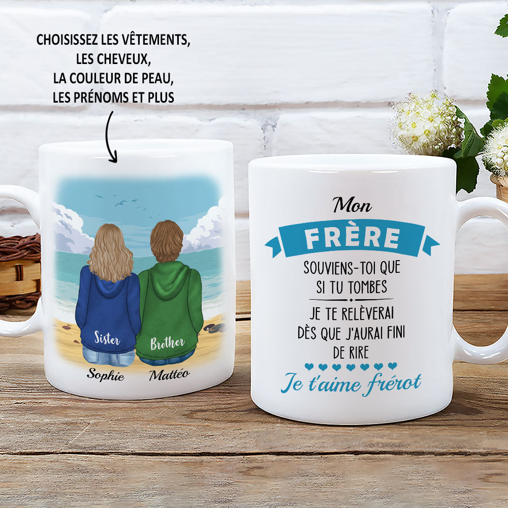 Mug Personnalisé - Frère Et Soeur - Souviens-Toi, Cadeau Frère, Cadeau  Soeur - TESCADEAUX