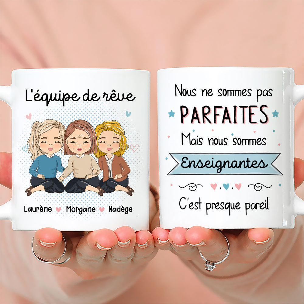 Mug Personnalisé - La Vie N'Est Pas Parfaite Mais C'est Pas Grave J'Ai -  TESCADEAUX