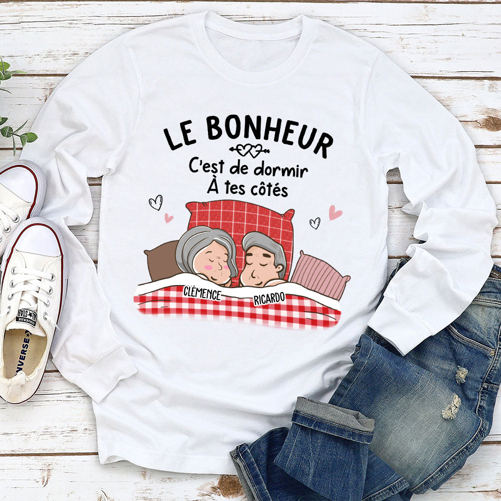 T-shirt Grâce et Bonheur Anniversaire Personnalisé - Cadeau Plus