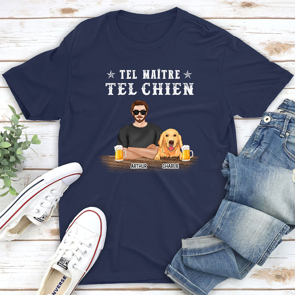 T-shirt Unisex Personnalisé - Tel Maître Tel Chien 2