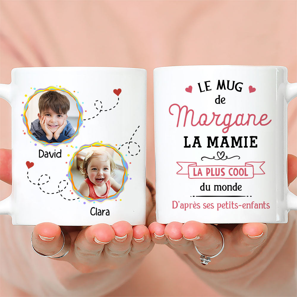 Mug Personnalisé - Mamie La Plus Cool Du Monde