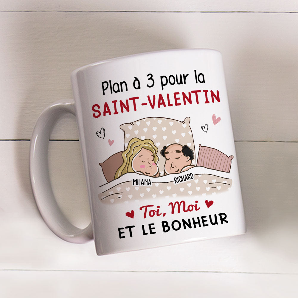 Cadeaux saint valentin, Cadeau Pour Ma Femme, MUG PERSONNALISÉ - MARI FEMME  - POUR TOUJOURS - TESCADEAUX