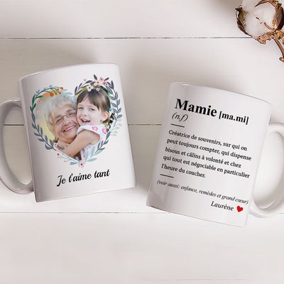 Mug Personnalisé - Définition De Mamie/ Papi
