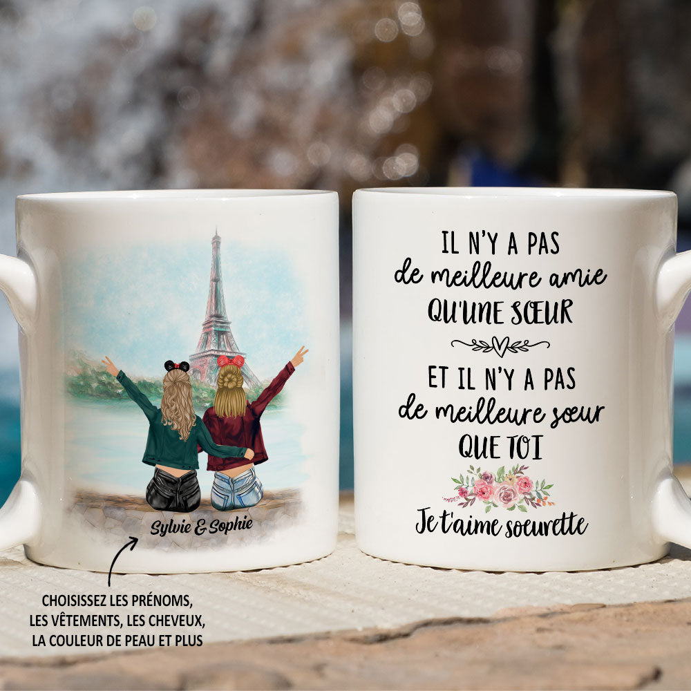 Mug Copine Soeur De Coeur Forever Imprimé En France Manahia cadeau Copine,  Best Friend, Mug Meilleure Amie, Cadeau Noel Amie -  Finland