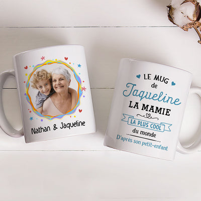 Mug Personnalisé - Mamie La Plus Cool Du Monde