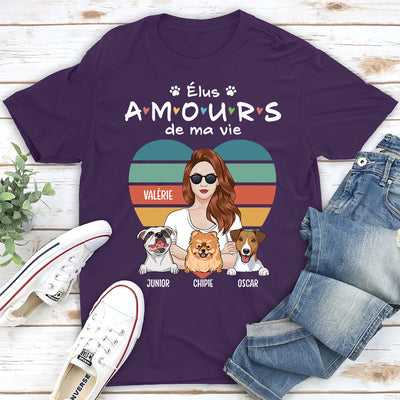 T-shirt Unisex Personnalisé - Élus Amour De Ma Vie