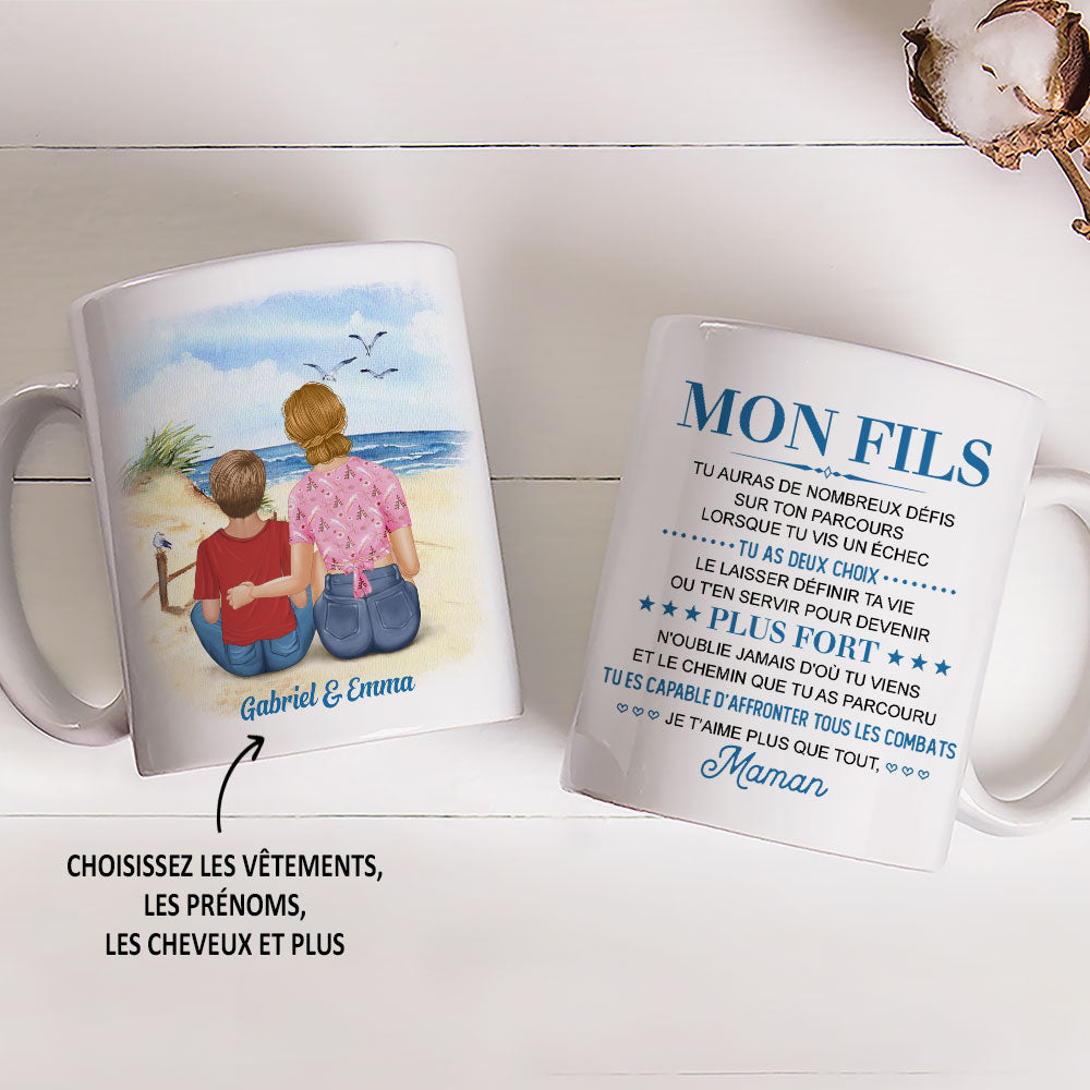 Mug Personnalisé - Pour Mon Fils - L'Amour, Anniversaire Enfants, Idee  Cadeaux Enfants, Anniversaire De Mon Fils, - TESCADEAUX