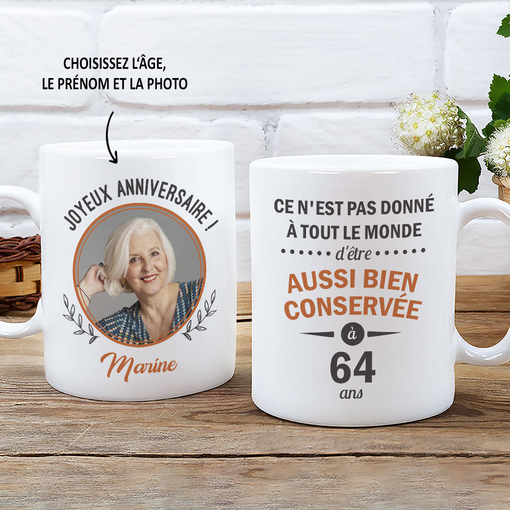 Tasse Mug Cadeau Anniversaire 30 ans Femme Homme - Je Rends le Monde  Meilleur - Original Personnalisé