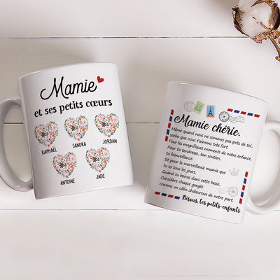 Mug Personnalisé - Mamie Nous T‘Aimons