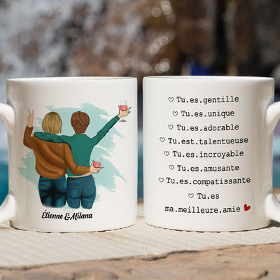 Mug Personnalisé - Tu Es Ma Meilleure Amie