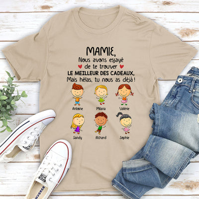 T-shirt Unisex Personnalisé - Mamie/Maman Tu Nous As Déjà