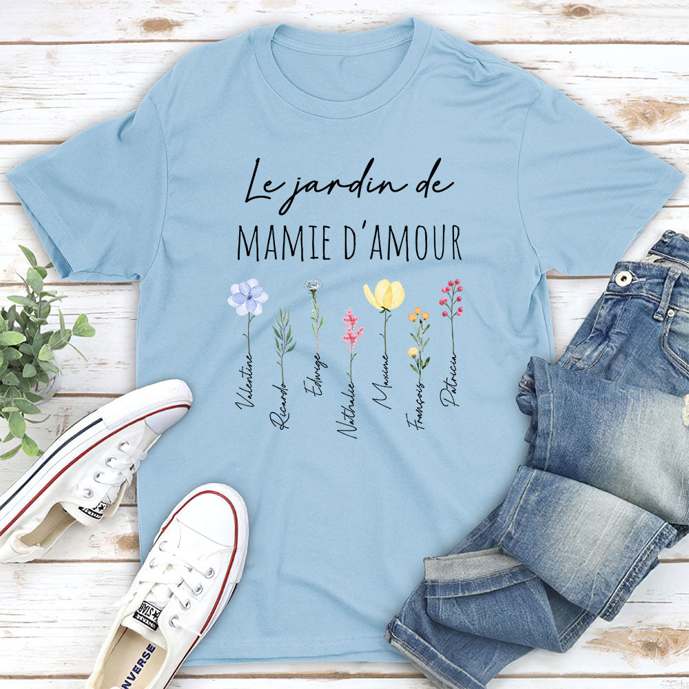 T-shirt Unisex Personnalisé - Le Jardin De Grand-Mère