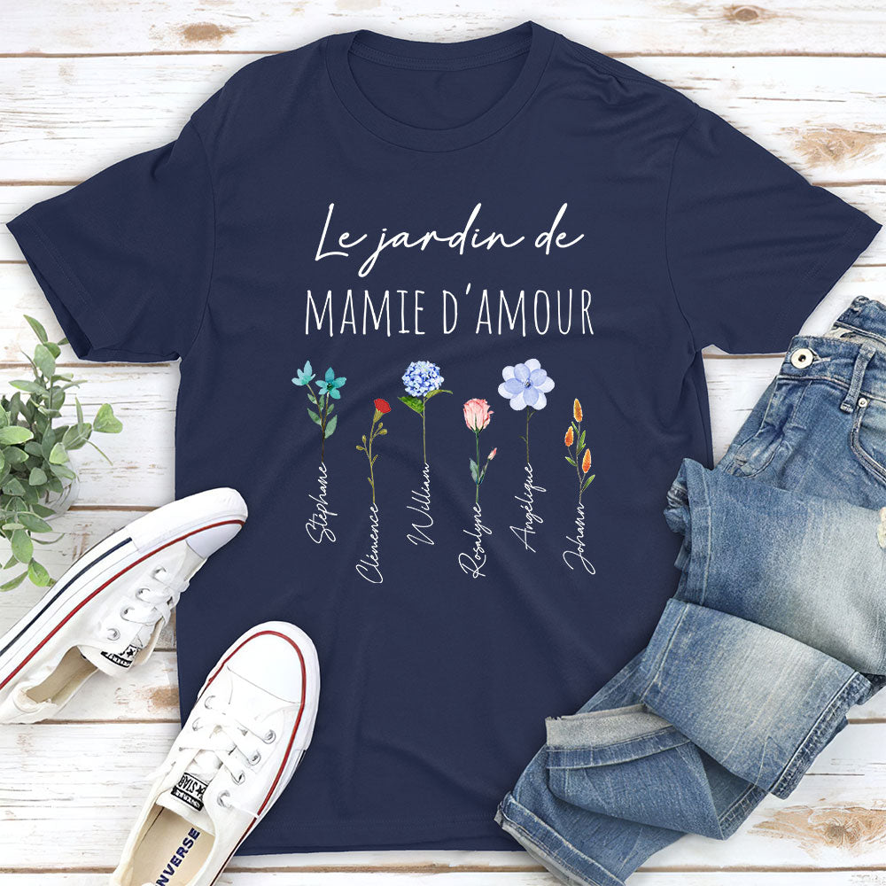 T-shirt Unisex Personnalisé - Le Jardin De Grand-Mère