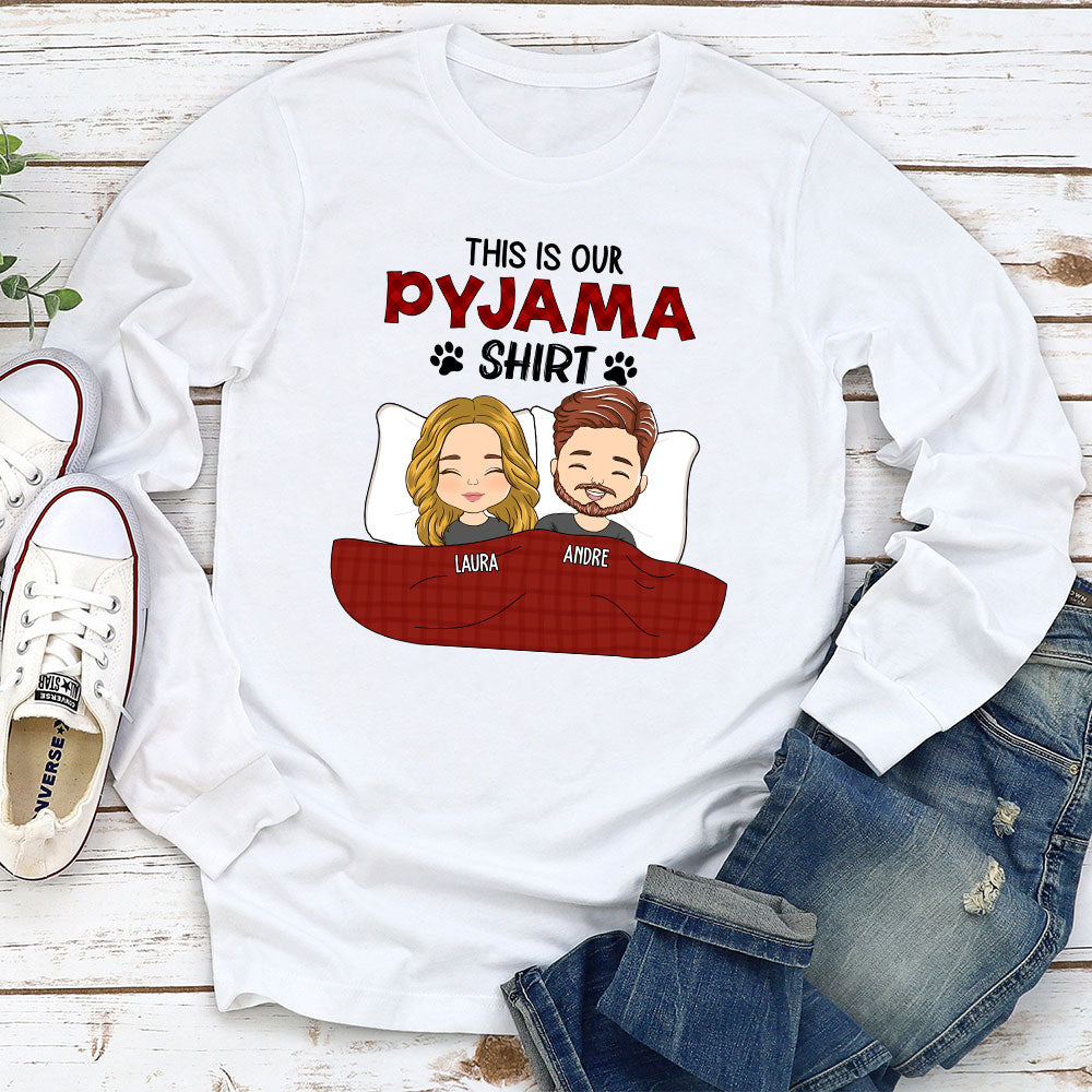 T-Shirt Personnalisé Manches Longues - C‘est Mon Pyjama 3