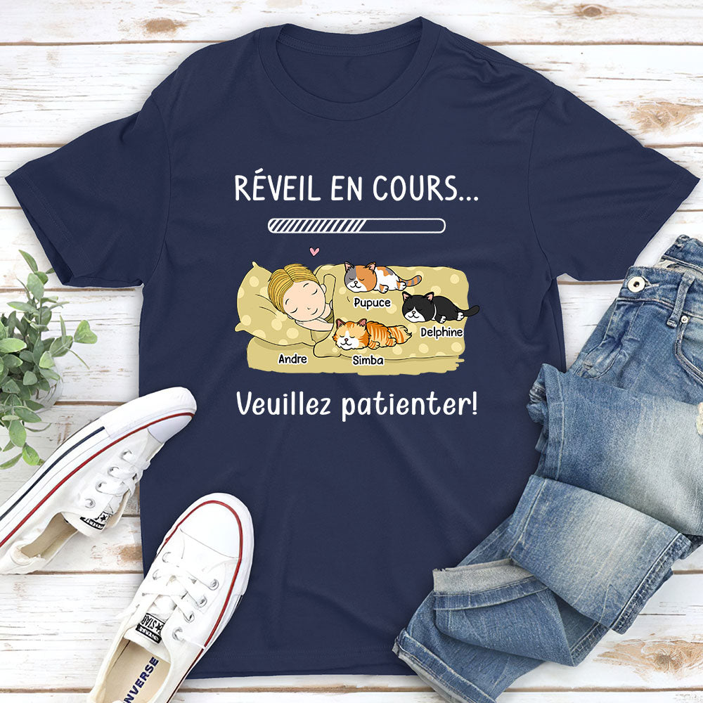 T-shirt Unisex Personnalisé - Réveil En Cours