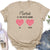 T-shirt Femme Personnalisé - Maman Et Ses Petits Cœurs