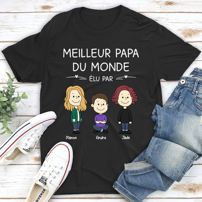 T-Shirt Personnalisé - Meilleur Papa Du Monde