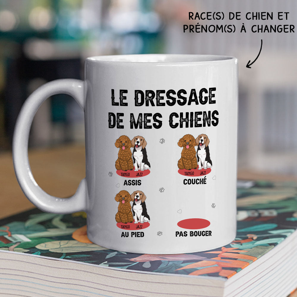 Mug Personnalisé - Le Dressage De Mon Chien
