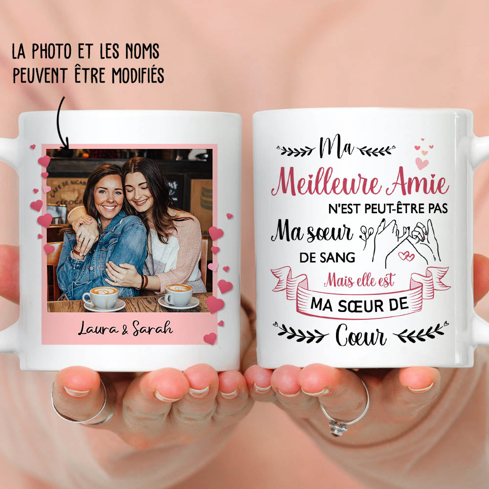 Mug Photo Personnalisé - Ma Sœur De Cœur