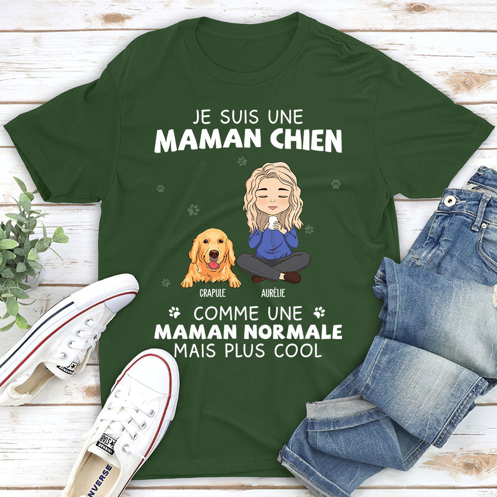 T-Shirt Personnalisé - Je Suis Une Maman Chien
