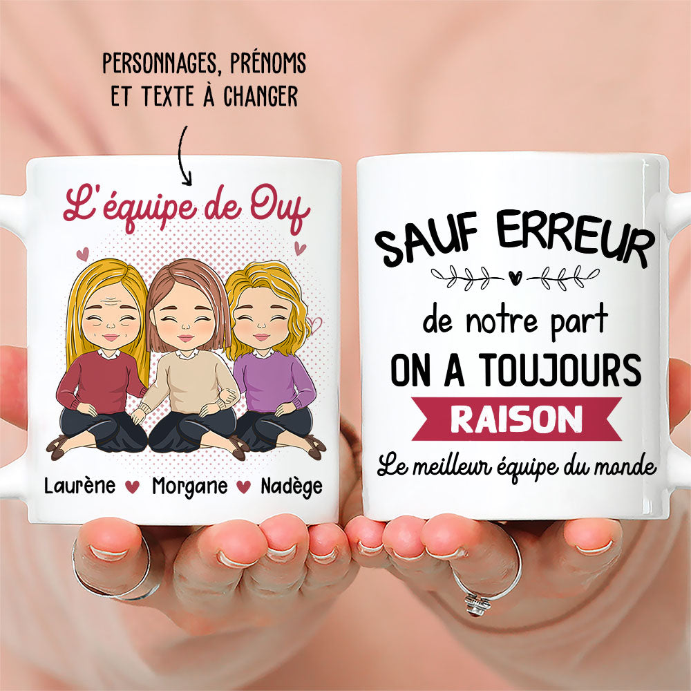 LI-Tasses pour PATRON - En Français - Cadeau original pour PATRON