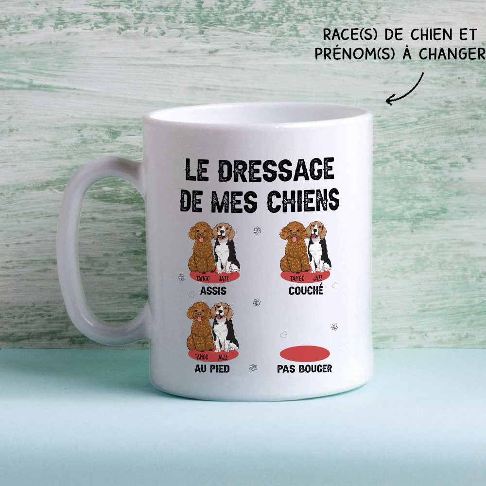 Mug Personnalisé - Le Dressage De Mon Chien