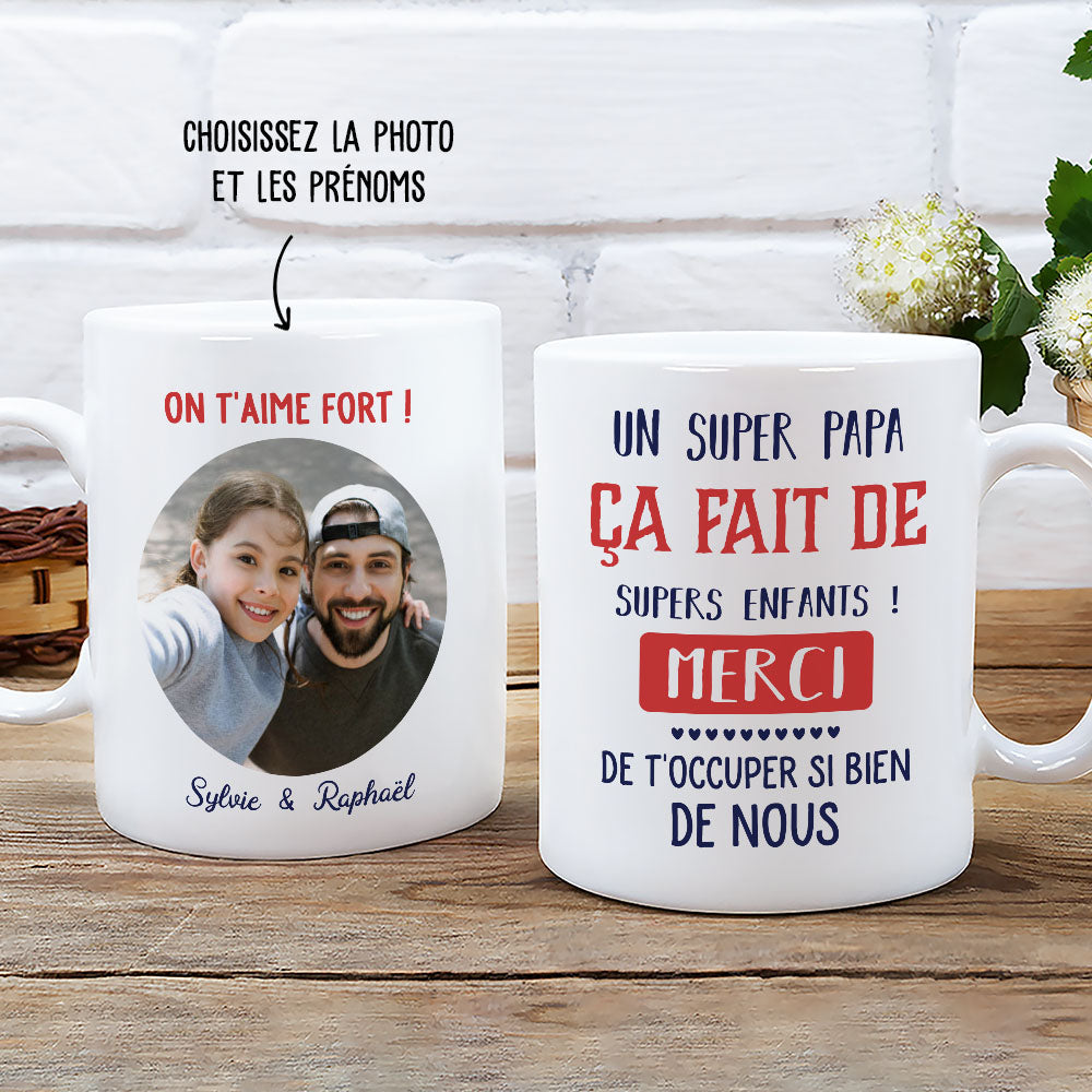 Mug Personnalisé - Pour Un Super Papa