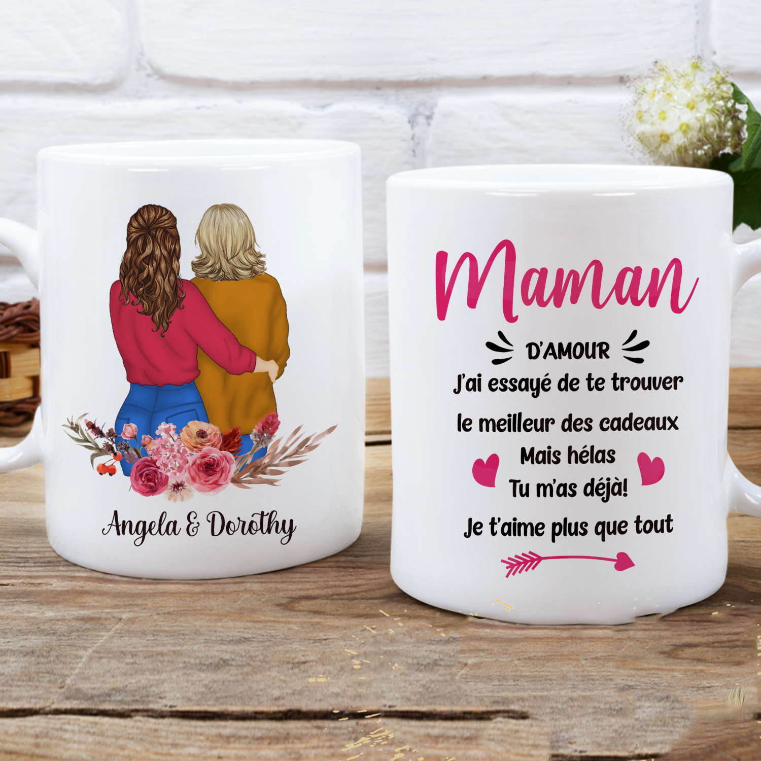 Mug Personnalisé - Cadeau Pour Maman