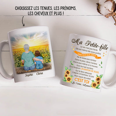 Mug Personnalisé - Petite-Fille Mamie - La Vie