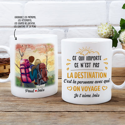 Mug Personnalisé - L‘Amour Rend Le Voyage Plus Interessant