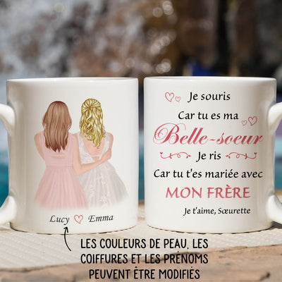 Mug Personnalisé - Belle Soeur