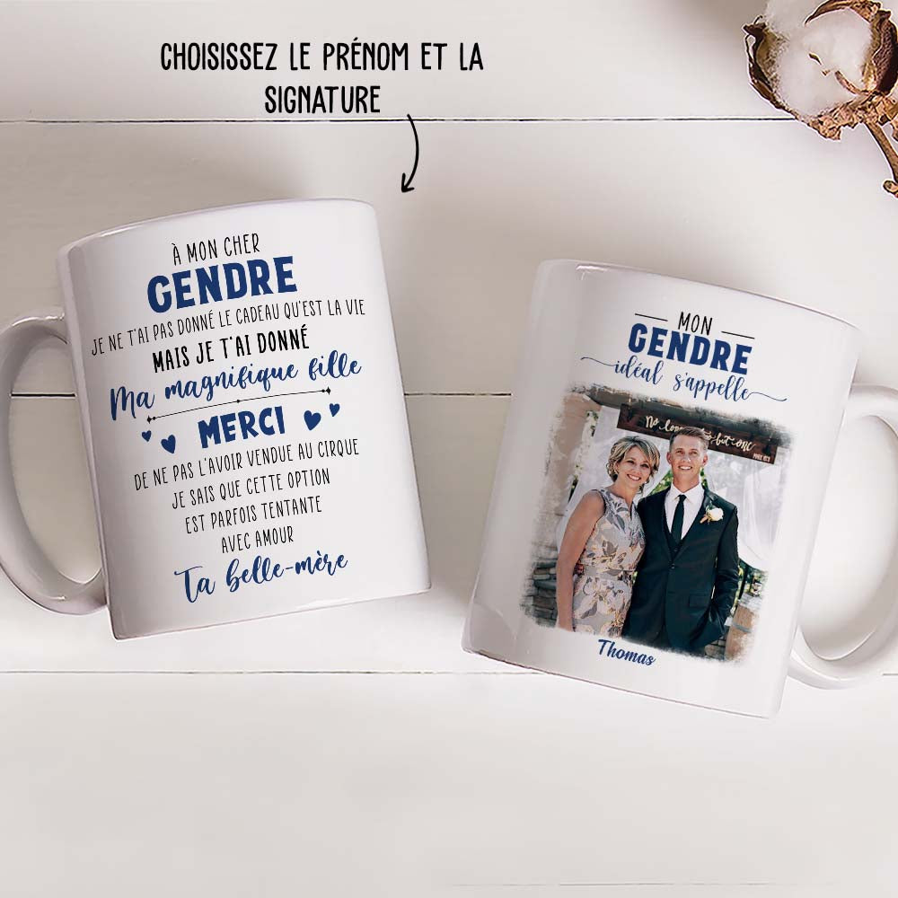 Mug Personnalisé - Ce Magnifique Cadeau Pour Une Collègue - TESCADEAUX